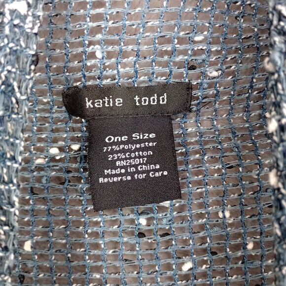 Katie Todd‎ Vest Minimalist Coastal Grandma Boho Cottage Beach Earthy Net O/S - Picture 3 of 8